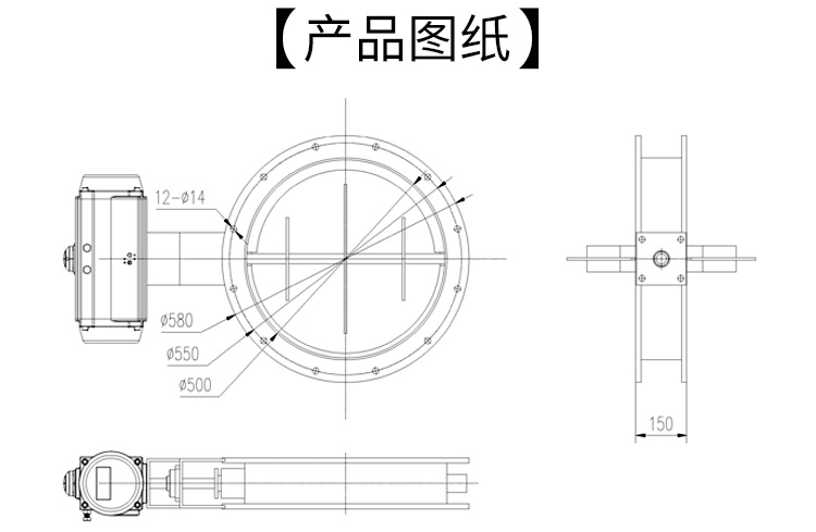 HIGHRATE5MM氣動(dòng)高溫風(fēng)閥/不銹鋼尺寸圖